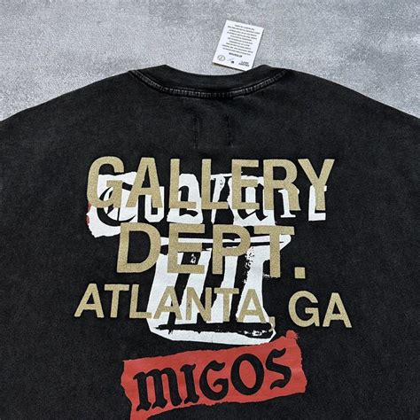 Migos X Gallery Dept For Culture Iii T Shirt Mens Fashion Tops