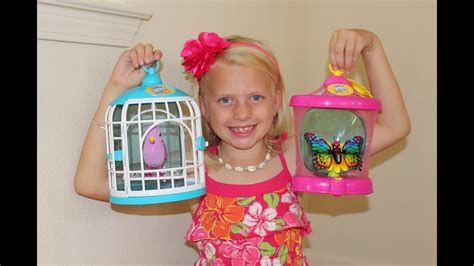 Little Live Pets Bird And Butterfly Playtime Review Youtube