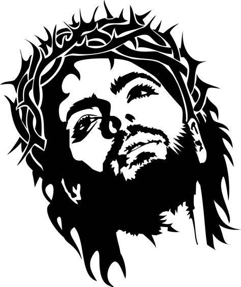 13 Jesus Vector Black And White Images Jesus Christ Vector Jesus