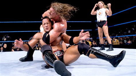 Triple H Vs The Rock WWE Championship Match SmackDown Aug 26