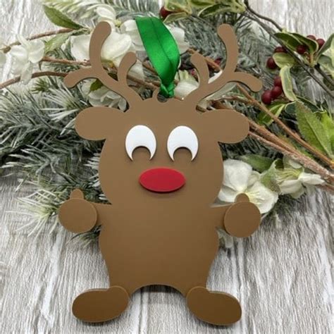 Reindeer Gift Card Holder Ornament Gift Card Holder Etsy