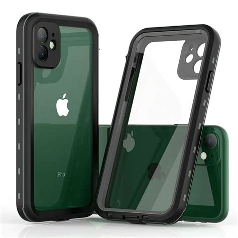 Redpepper Ip68 Waterproof Case Shockproof Full Case Cover Clear Slim For Apple Iphone 11 Pro Max