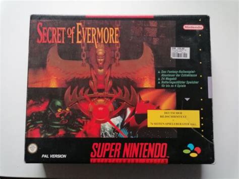 Search And Collect On Twitter Snes Secret Of Evermore In Ovp Big Box