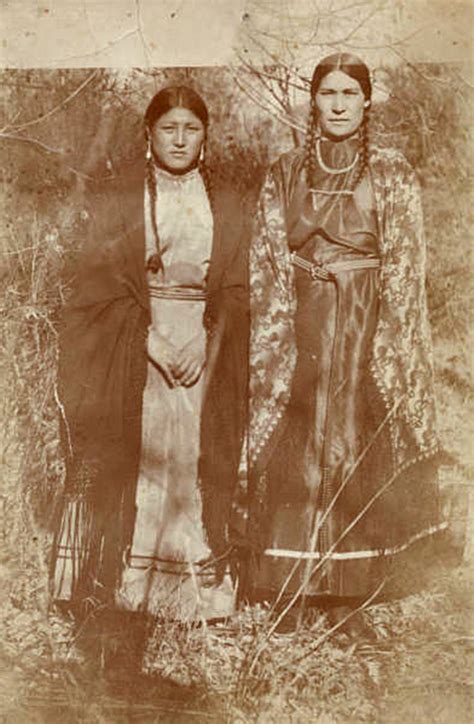 Two Cheyenne Women In Front Of Trees Date Circa 1905 Native American Indians Native North