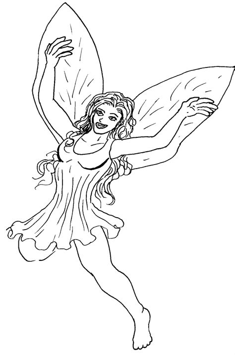Printable Coloring Pages For Kids Fairies Coloring Pages