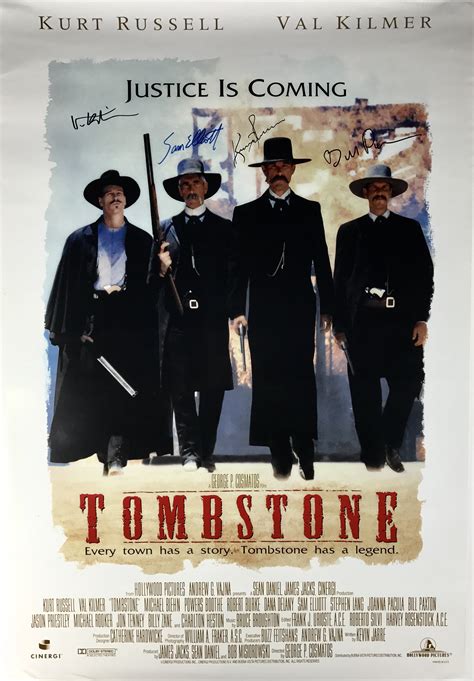 Lot Detail Tombstone Superb Cast Signed 27 X 41 One Sheet Movie