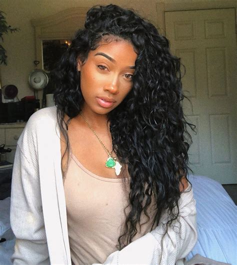 If the braid is too tight, you'll end up with crimped hair rather than wavy hair. 10A Brazilian Water Weave | Natural waves hair, Hair ...