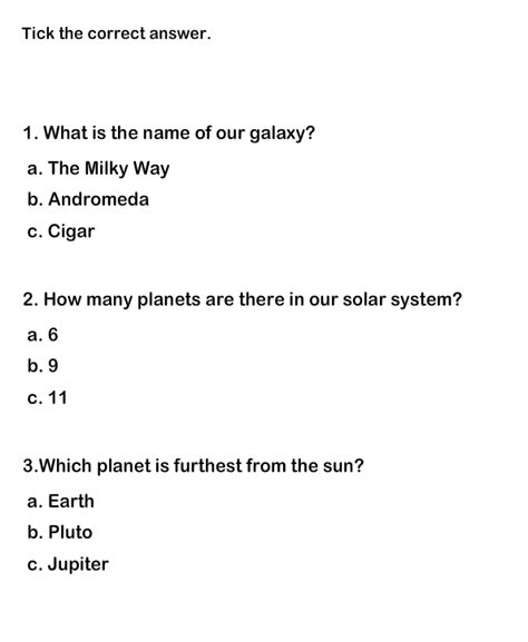 Solar System Worksheets Science Worksheets Grade 1