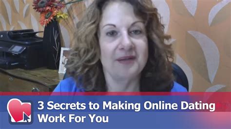 3 secrets to making online dating work for you by bobbi palmer for digital romance tv youtube