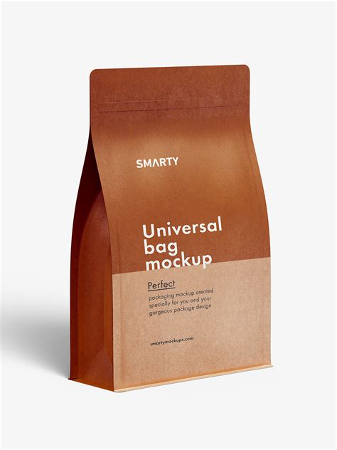 Kraft Paper Standpouch Mockup Smarty Mockups