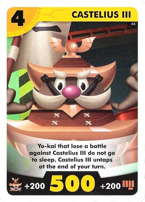 Castelius Iii Yo Kai Watch Card Game 046