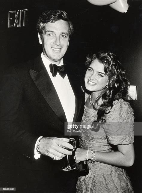 Frank Shields And Brook Shields During Brooke Shields 21st Birthday