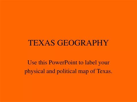 Ppt Texas Geography Powerpoint Presentation Free Download Id6813229