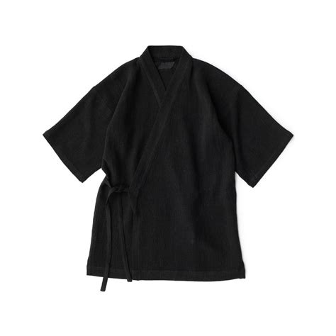 Raw Unisex Kimono Black