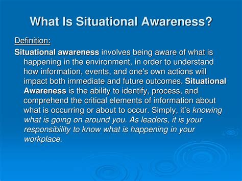 The Different Types Of Situational Awareness Break Out Of The Box