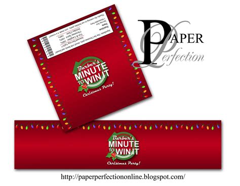 Great ideas that everyone can use. Paper Perfection: Minute To Win It Christmas Party Invitation