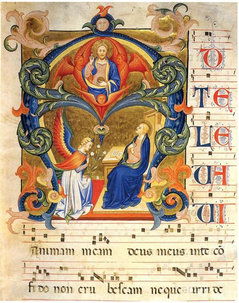 Medieval And Renaissance Illuminated Manuscripts Choir Book The