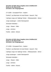 Unfallbericht schreiben | klassenarbeit ✅ autounfall. 4teachers: Lehrproben, Unterrichtsentwürfe und ...