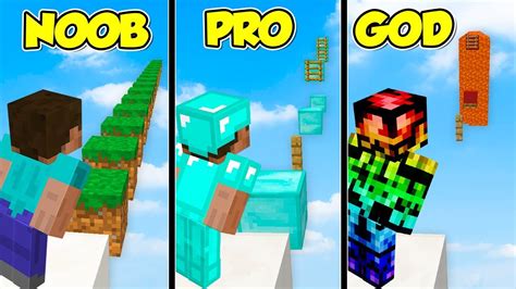 Minecraft Ita Da Noob A Pro A God Nel Parkour Youtube