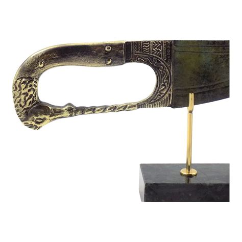 Macedonian Kopis Sword Blade Ancient Greek Real Bronze Metal Art