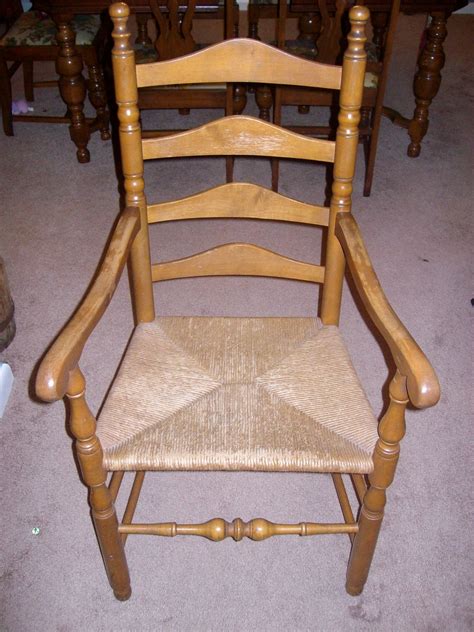 Set Of Maple Chairs With Basket Weave Type Seat Collectors Weekly