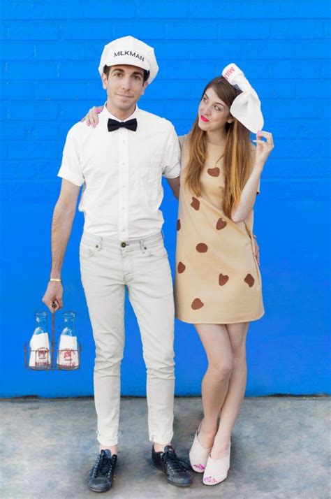 Diy Cookies Milk Couples Costume Cute Couple Halloween Costumes Food Halloween Costumes
