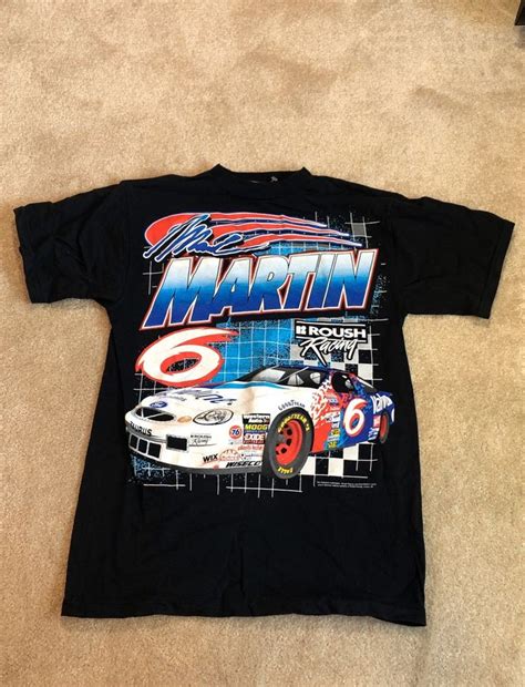 Vintage Mark Martin Nascar T Shirt On Mercari Nascar T Shirts