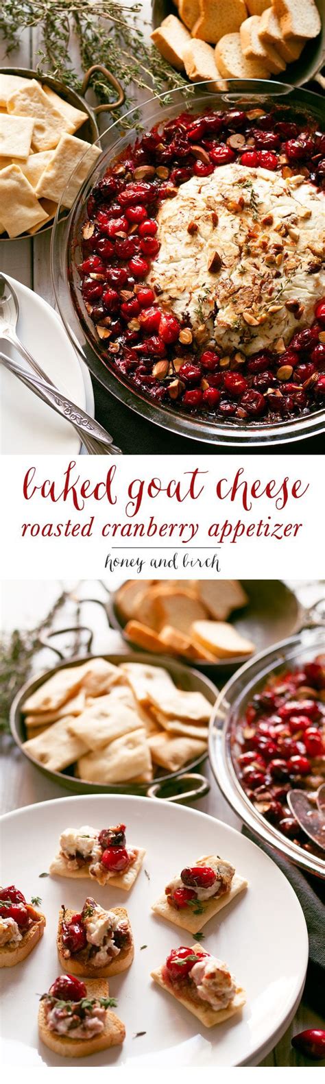 Baked Goat Cheese Roasted Cranberry Appetizer Recipe