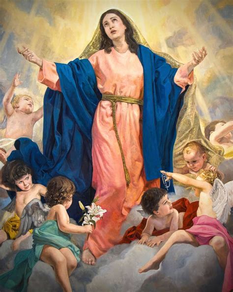 Hoy Celebramos La Solemnidad De La Asunción De La Virgen María Al Cielo Virgen De La Asuncion