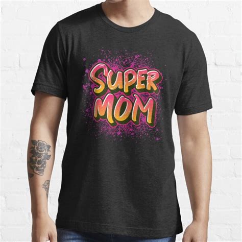 super mom logo t shirt for sale by rojoydesigns redbubble supermom t shirts super mom t
