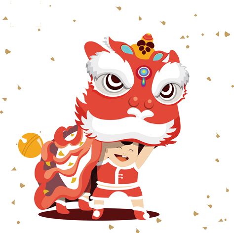 Download Transparent Chinese Lanterns Clipart Chinese New Year Lion