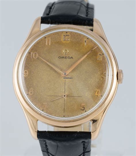 omega rose gold 18k honeycomb dial ref 2620 for php264 103 for sale from a trusted seller on