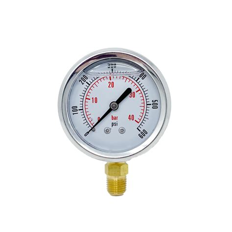 Cf1p 040a Dynamic Pressure Gauge 25 Face 0 600psi Pressure Range