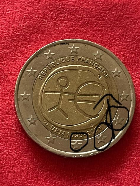 2 Euro Münze 1999 2009fehlprägung Etsy