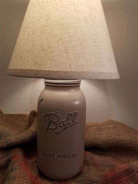 Mason Jar Lamp Table Lamp Accent Lamp Home Decor Home By Happydoor