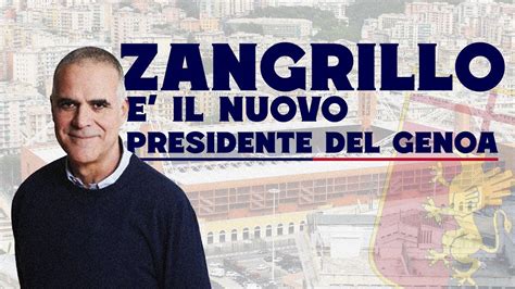 Conferenza stampa di presentazione del nuovo presidente del Genoa