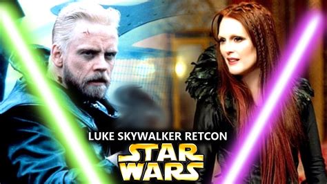 the luke skywalker retcon just happened this is huge star wars explained youtube