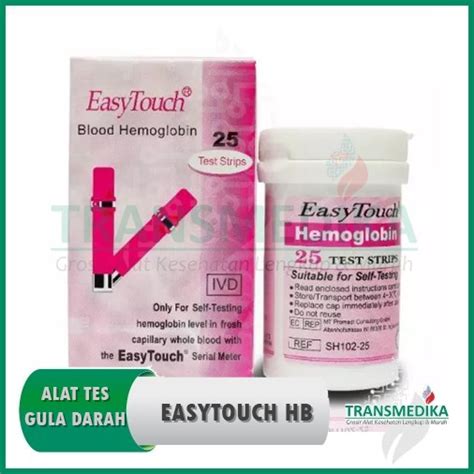 Jual Easytouch Strip Hemoglobin Test Hb Refill Isi Easy Touch