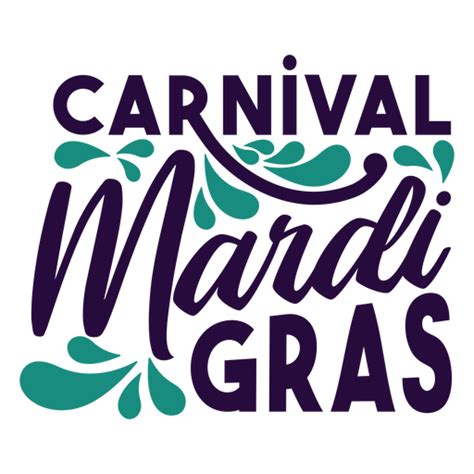 Insignia De Letras Carnaval De Carnaval Descargar Pngsvg Transparente