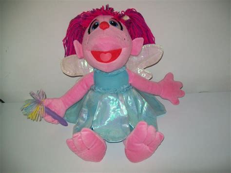 Huge Sesame Street Abby Cadabby Fairy Plush Stuffed Doll 24 On Popscreen