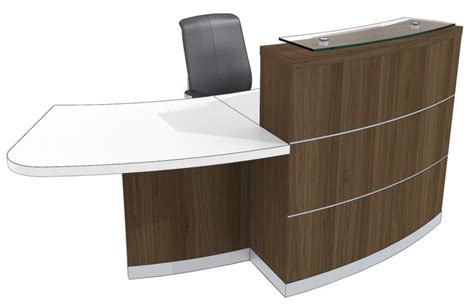 Curved Reception Desk Eclipse Right Hand Office Reality