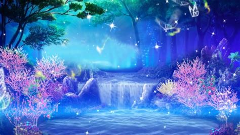 Dream Of Blue Enchanted Forest Very Relaxing And Calm Music Youtube