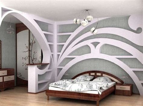 Idee in cartongesso per la camera da letto. Arredare col cartongesso | Design della camera da letto ...