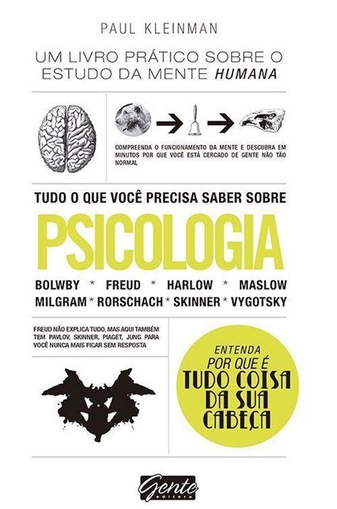 Livro Tudo O Que Voc Precisa Saber Sobre Psicologia Livros De Psicologia Magazine Luiza