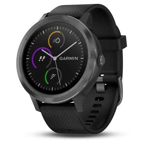 3 Garmin Vivoactive Gps Smartwatch Fitness Tracker Black And Gunmetal 010