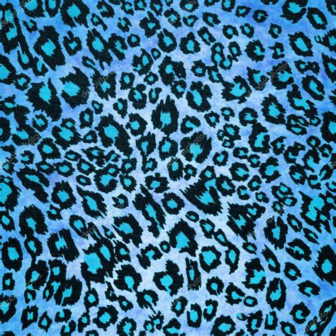 Leopard Blue Pattern Background — Stock Photo © Kwasny222 30653399