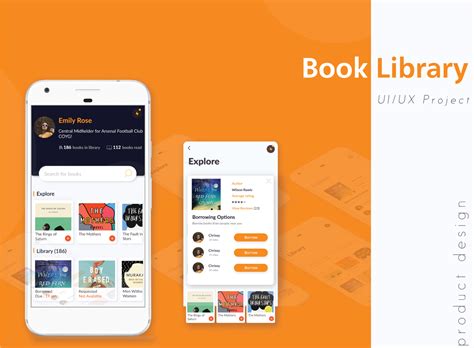 Book Library Concept App On Behance
