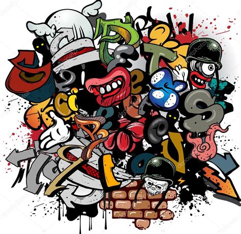 Graffiti Royalty Free Vector Image Vectorstock Ba3