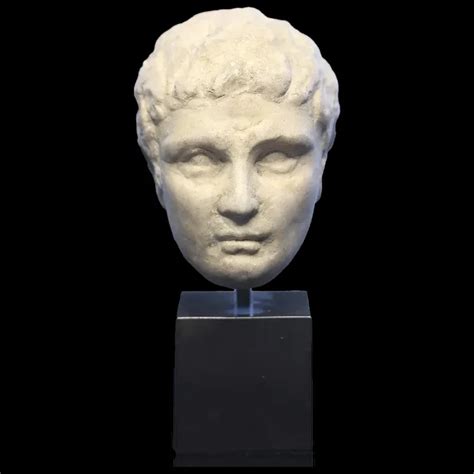 Fine Style Roman Marble Head Of Augustus Early 1st Cent Ad Ruby Lane