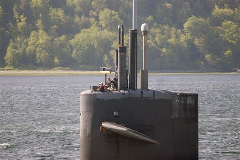 The Blue Crew Of The Ohio Class Ballistic Missile Submarine Uss